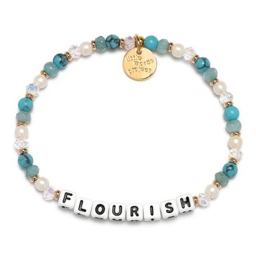 Little Words Project Flourish Beaded Stretch Bracelet