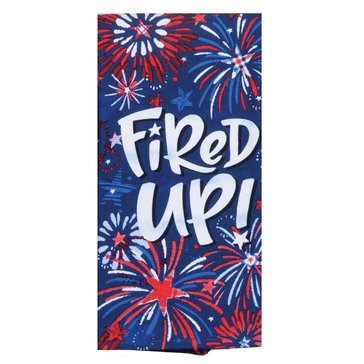 Kay Dee Patriotic Fired Up Terry Towel
