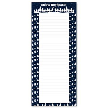 Gotham City PNW Bigfoot Night Sky Notepad