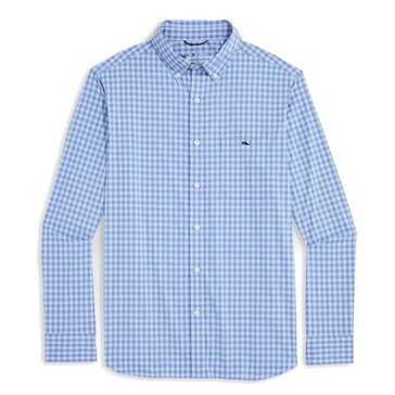 Vineyard Vines Men's Topsail Gingham Lightweight Shirt