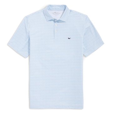 Vineyard Vines Men's Printed Sankaty Polo