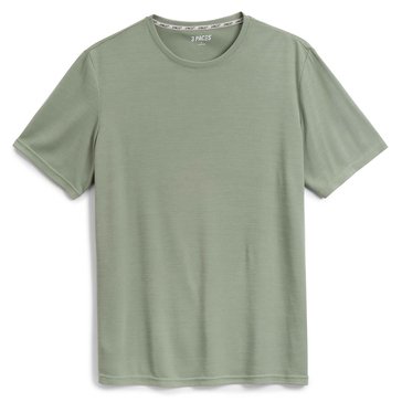 3 Paces Mens Short Sleeve Texture Tee