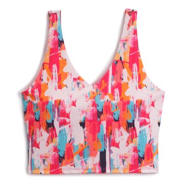 3 Paces Womens Printed Crop Tank