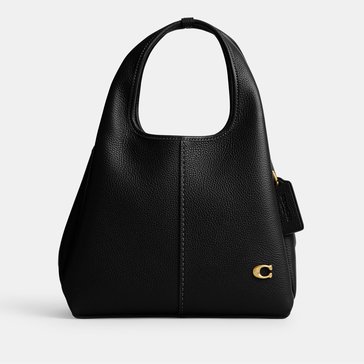 COACH Polished Pebble Leather Lana Shoulder Bag 23