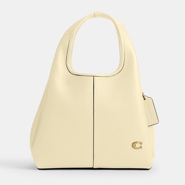 COACH Polished Pebble Leather Lana Shoulder Bag 23