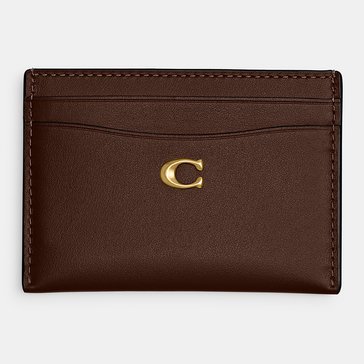 COACH Refined Calf Leather Essential Card Case