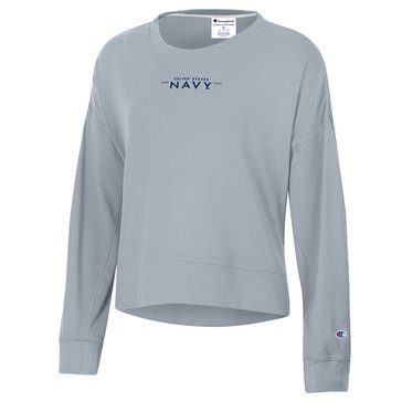 Champion Women's U.S. Navy Women's Sueded Touch Crew