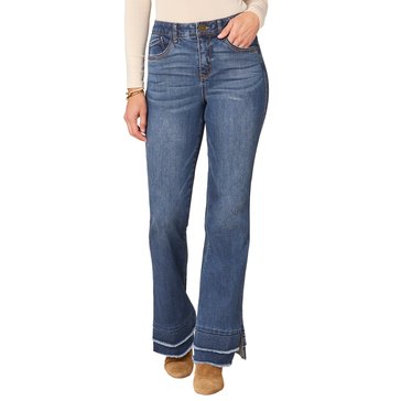Democracy Women's AB Solution High Rise Itty Bitty Boot Fray Hem Jean