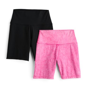 Jockey Women's Pocket Bike Shorts 2-Pack