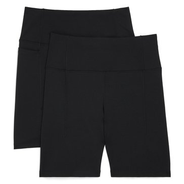 Jockey Women's Pocket Bike Shorts 2-Pack