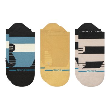 Stance Men's Flat Out Ok Light Tab Socks, 3-Pack