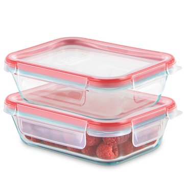 Pyrex Freshlock 4-Piece 2-Cup Rectangular Value Pack Container