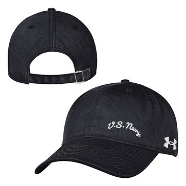 Under Armour U.S. Navy Womens Garment Washed Performance Cotton Cap
