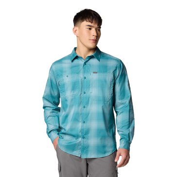 Columbia Men's Silver Ridge Utility Lite Plaid Long Sleeve Shirt