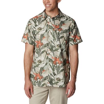 Columbia Men's Silver Ridge Utility Lite Novelty Short Sleeve Shirt