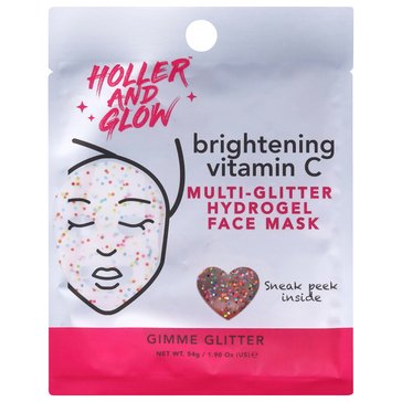 Holler and Glow Gimme Glitter Hydrogel Face Mask