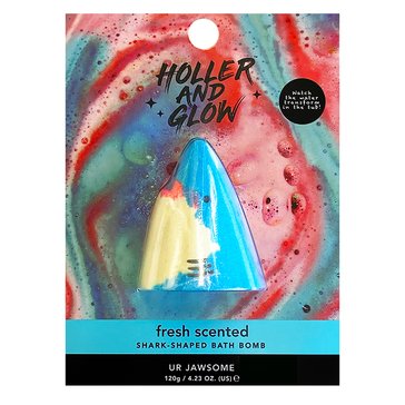 Holler And Glow Ur Jawsome Shark Shaped Scented Bath Bomb