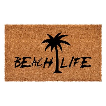 Calloway Mills Beach Life Palm Tree 17x29 Doormat