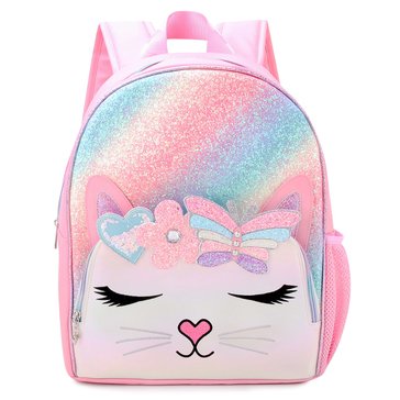 Omg Accessories Bella Heart Daisy Butterfly Glittered Backpack
