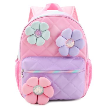 Omg Accessories Daisy Quilted Backpack