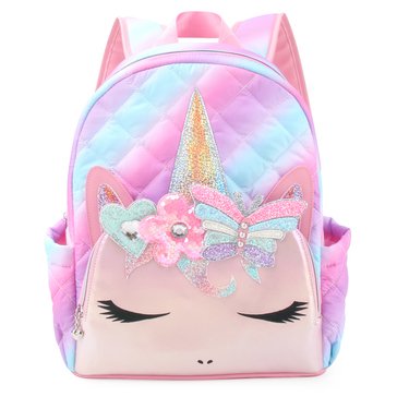 Omg Accessories Gwen Heart Daisy Butterfly Quilted Backpack