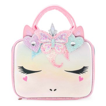Omg Accessories Gwen Hearts Butterfly Glitter Lunch Bag