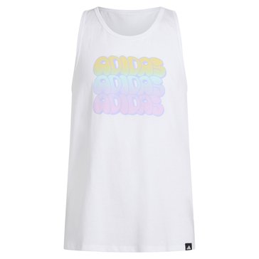 Adidas Big Girls' Gradient Logo Tank Top
