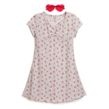 Sweet Butterfly Big Girls' Print Knit Dress