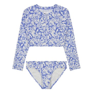 Billabong Big Girls' On Island time Cropped 2-Piece Swimsuit