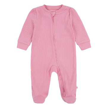 Huggies Baby Girls' Ribbed Footed Coverall