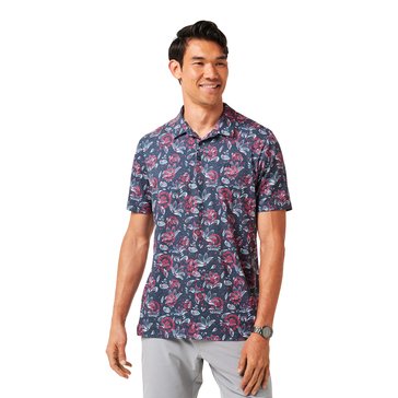 TravisMathew Men's Featherweight Flourish Polo