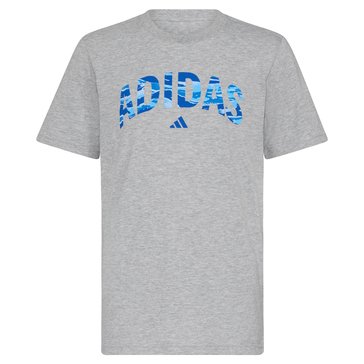 Adidas Big Boys' Tiger Camo Stacked Tee