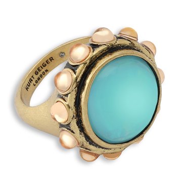 Kurt Geiger Boho Eye Eagle Opal Cocktail Ring