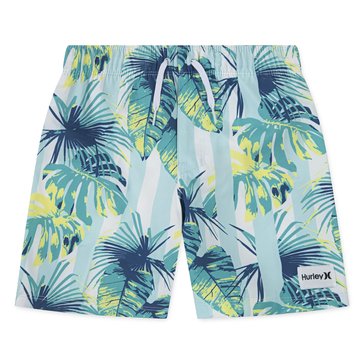 Hurley Little Boys' Cabana Striped Pull On Swim Shorts