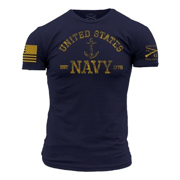 Grunt Style Men's Short Sleeve 1776 Navy Tee APR S25