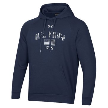 Under Armour Men's U.S. Navy Rival Fleece Hoodie
