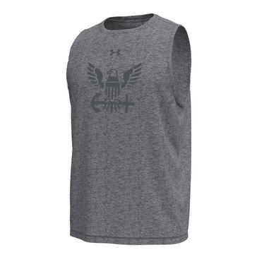 Under Armour Men's U.S. Navy Eagle Tech Stretch Sleeveless Tee