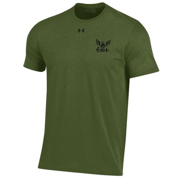 Under Armour Men's Navy Eagle LC Performance Cotton Tee