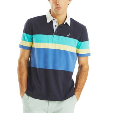 Nautica Men's Short Sleeve Engineered Polo
