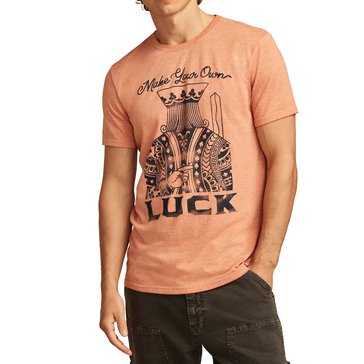 Lucky Brand Mens Make Your Luck Tee