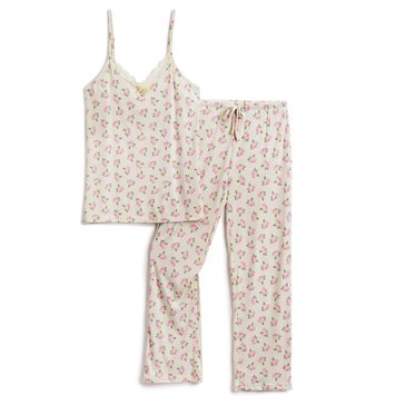 Shabby Chic Women's Poly Suede Cami Pant Set