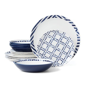 Oneida Harbour 12-Piece Dinnerware Set