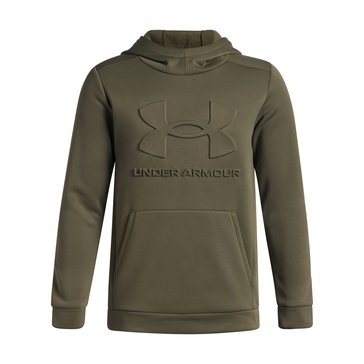 Under Armour Big Boys' Embossed Logo Fleece Hoodie