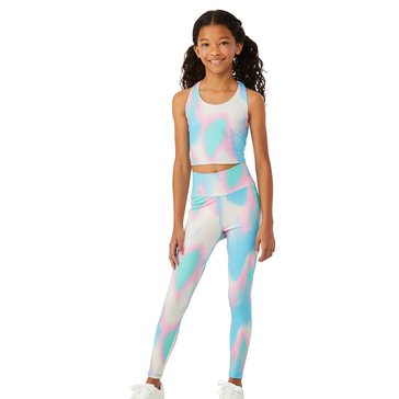 3 Paces Big Girls' Emma Printed Racerback Tank