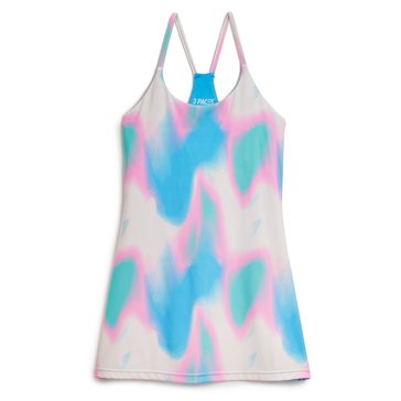 3 Paces Big Girls' Printed Racerback Dress
