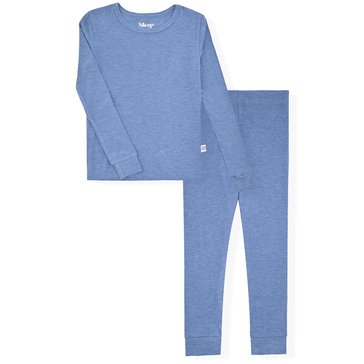 Sleep On It Baby Boys' Solid Print Bamboo Tight Fit Set