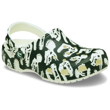 Crocs Little Kids' Classic Glow Dino Clog