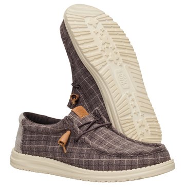 Hey Dude Men's Wally Plaid Corduroy Casual Shoe