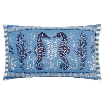 Spartina Hamilton Seahorse Decorative Pillow