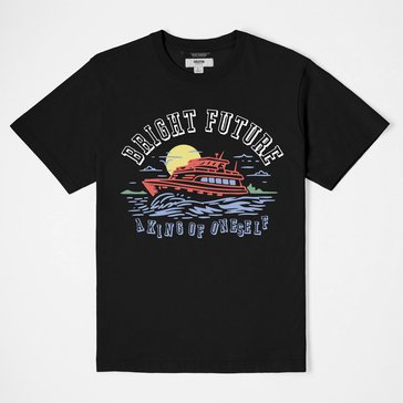 Akoo Men's Yacht Short Sleeve Knit Tee